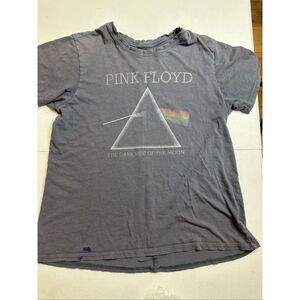 Pink Floyd Womens The Dark Side of the Moon Tour Concert Band T-Shirt Gray Small